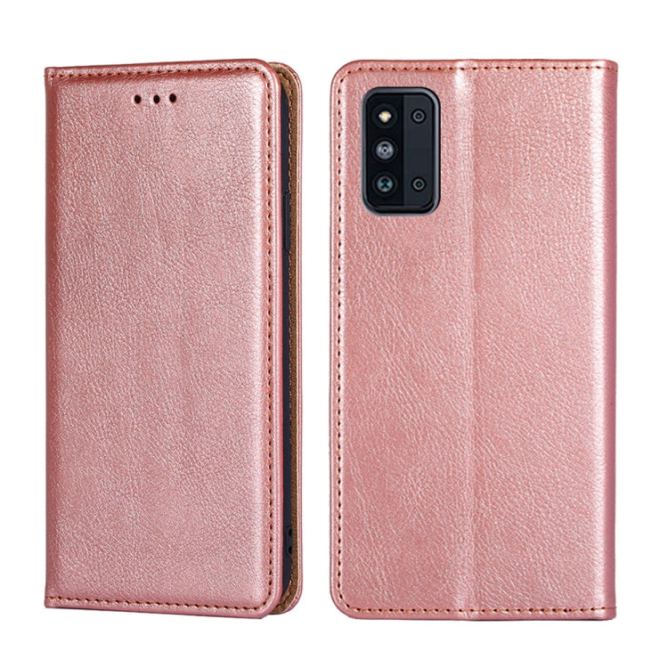 Custodia per telefono in pelle magnetica tinta unita lucida olio, For Samsung Galaxy A22 5G Japan, For Samsung Galaxy F52 5G, For Samsung Galaxy M12 / F12, For Samsung Galaxy M52 5G