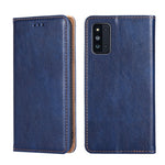 Custodia per telefono in pelle magnetica tinta unita lucida olio, For Samsung Galaxy A22 5G Japan, For Samsung Galaxy F52 5G, For Samsung Galaxy M12 / F12, For Samsung Galaxy M52 5G