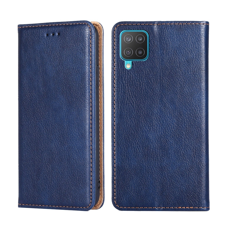 Custodia per telefono in pelle magnetica tinta unita lucida olio, For Samsung Galaxy A22 5G Japan, For Samsung Galaxy F52 5G, For Samsung Galaxy M12 / F12, For Samsung Galaxy M52 5G