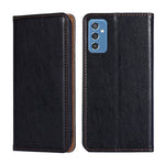 Custodia per telefono in pelle magnetica tinta unita lucida olio, For Samsung Galaxy A22 5G Japan, For Samsung Galaxy F52 5G, For Samsung Galaxy M12 / F12, For Samsung Galaxy M52 5G