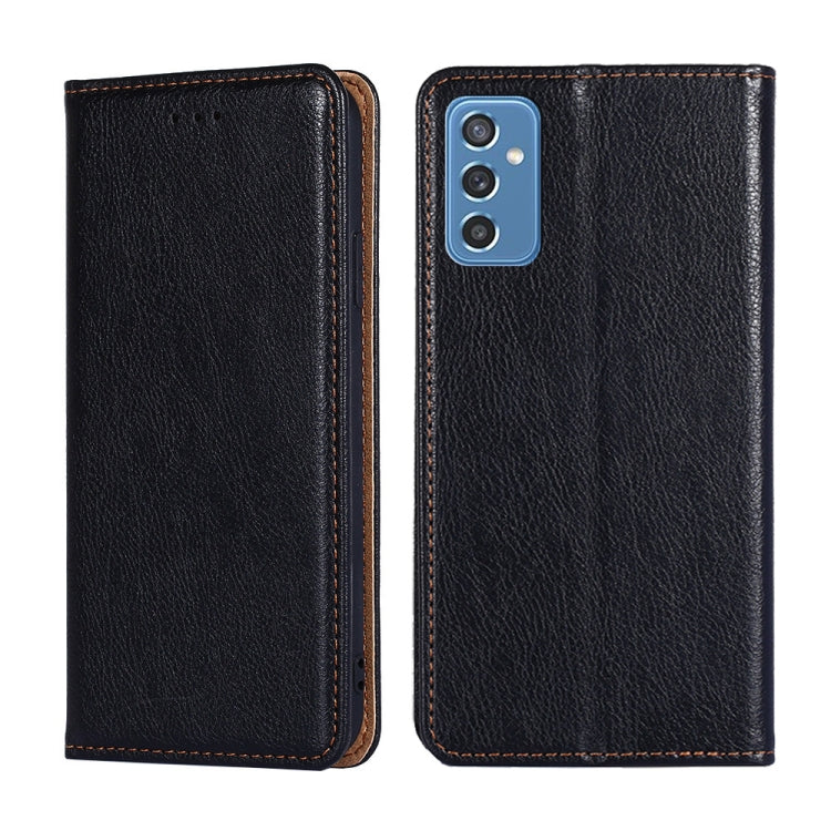 Custodia per telefono in pelle magnetica tinta unita lucida olio, For Samsung Galaxy A22 5G Japan, For Samsung Galaxy F52 5G, For Samsung Galaxy M12 / F12, For Samsung Galaxy M52 5G