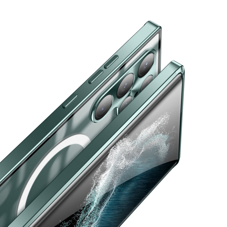 Custodia per telefono in metallo satinato, For Samsung Galaxy S21, For Samsung Galaxy S21+, For Samsung Galaxy S21 Ultra, For Samsung Galaxy S22+