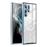 Custodia per telefono in metallo satinato, For Samsung Galaxy S22 Ultra