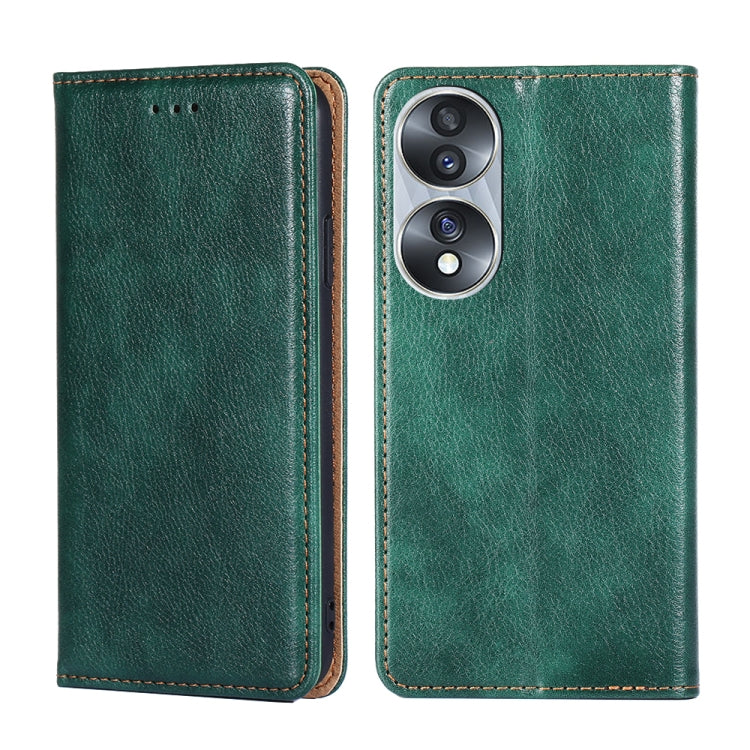 Custodia per telefono in pelle magnetica tinta unita lucida olio, For Honor 70, For Honor 70 Pro / 70 Pro Plus, For Nokia C01 Plus / C1 2nd Edition, For Honor Magic3