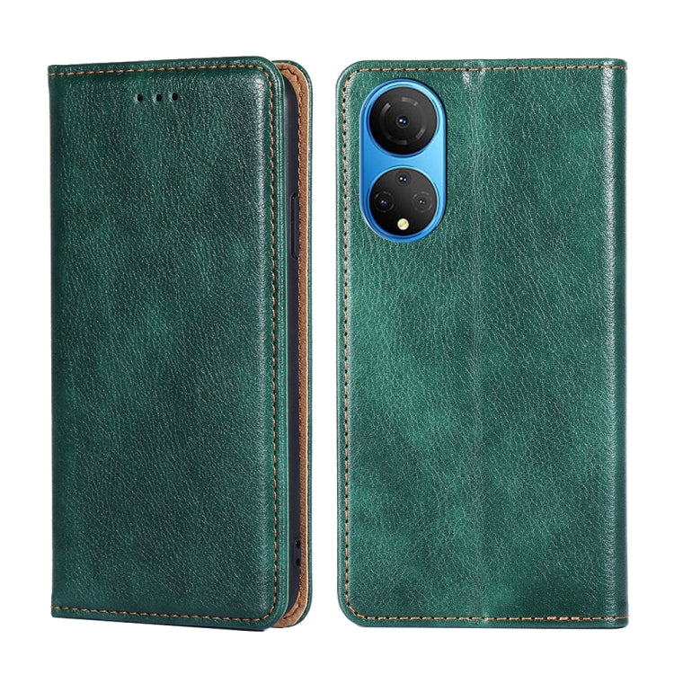 Custodia per telefono in pelle magnetica tinta unita lucida olio, For Nokia C21, For Honor Magic3 Pro, For Nokia C21 Plus, For Honor X7 4G