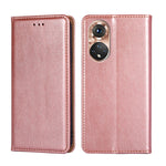 Custodia per telefono in pelle magnetica tinta unita lucida olio, For Sony Xperia Ace II, For Honor 50, For Sony Xperia Pro-I, For Honor 50 Pro