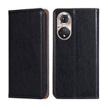 Custodia per telefono in pelle magnetica tinta unita lucida olio, For Sony Xperia Ace II, For Honor 50, For Sony Xperia Pro-I, For Honor 50 Pro