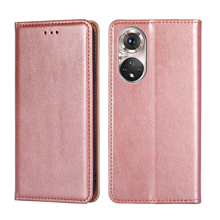Custodia per telefono in pelle magnetica tinta unita lucida olio, For Sony Xperia Ace II, For Honor 50, For Sony Xperia Pro-I, For Honor 50 Pro
