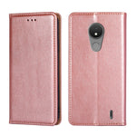 Custodia per telefono in pelle magnetica tinta unita lucida olio, For Nokia C21, For Honor Magic3 Pro, For Nokia C21 Plus, For Honor X7 4G