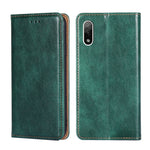 Custodia per telefono in pelle magnetica tinta unita lucida olio, For Sony Xperia Ace II, For Honor 50, For Sony Xperia Pro-I, For Honor 50 Pro
