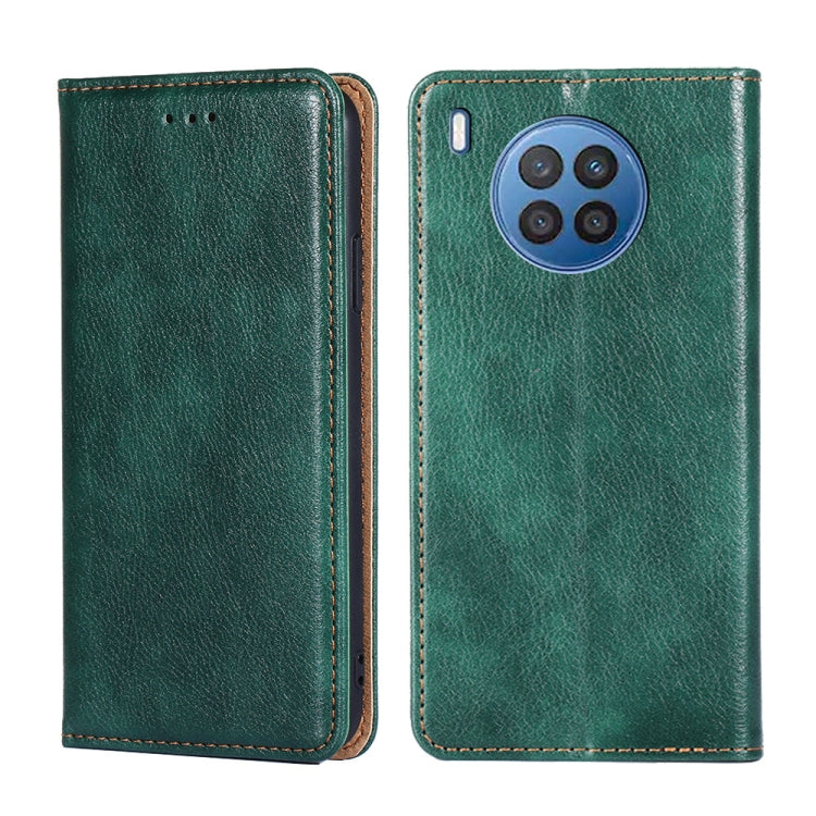Custodia per telefono in pelle magnetica tinta unita lucida olio, For Asus Zenfone 8 ZS590KS, For Huawei nova 8i, For Huawei nova 9