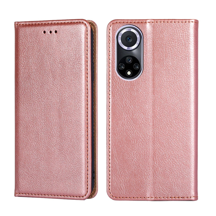 Custodia per telefono in pelle magnetica tinta unita lucida olio, For Asus Zenfone 8 ZS590KS, For Huawei nova 8i, For Huawei nova 9