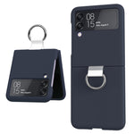 Cassa del telefono dell'anello del PVC del PC, For Samsung Galaxy Z Flip4 5G