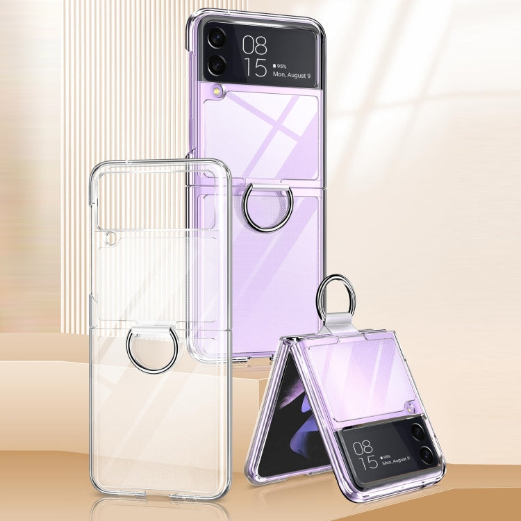 Cassa del telefono dell'anello del PVC del PC, For Samsung Galaxy Z Flip4 5G