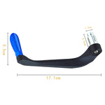 2 pezzi accessori per la modifica del motociclo a forma di corno a strisce freno frizione freno a mano