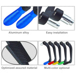 2 pezzi accessori per la modifica del motociclo a forma di corno a strisce freno frizione freno a mano