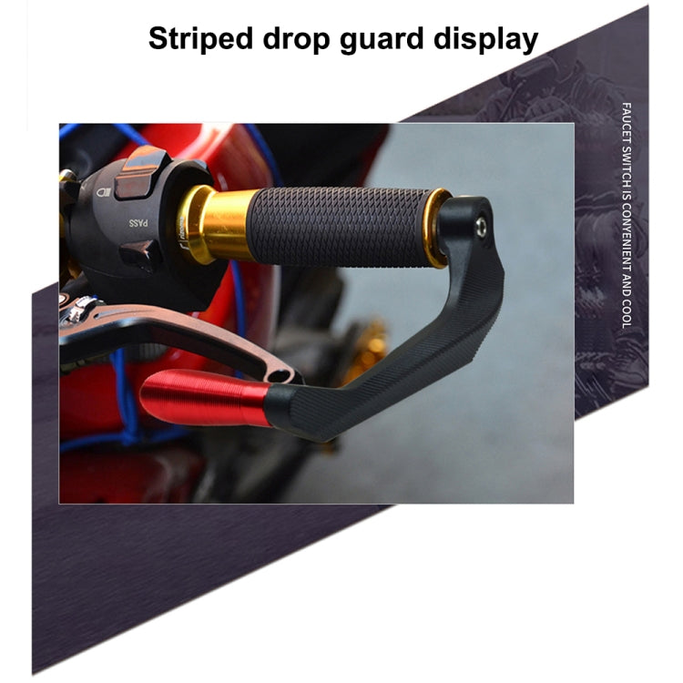 2 pezzi accessori per la modifica del motociclo a forma di corno a strisce freno frizione freno a mano