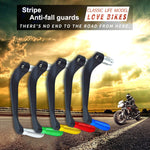 2 pezzi accessori per la modifica del motociclo a forma di corno a strisce freno frizione freno a mano