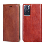 Custodia per telefono in pelle magnetica tinta unita lucida olio, For Xiaomi Redmi 10, For Xiaomi Redmi Note 10 Pro China, For Xiaomi Redmi Note 11T Pro / Pro Plus 5G, For Xiaomi Redmi Note 11 China