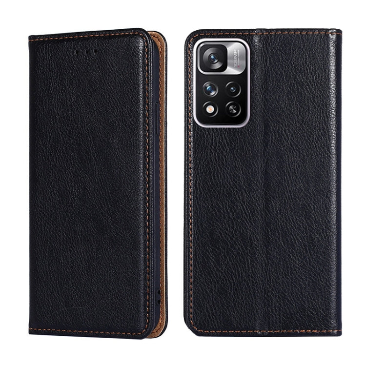 Custodia per telefono in pelle magnetica tinta unita lucida olio, For Xiaomi Redmi Note 11 Pro 5G / Pro Plus 5G, For Xiaomi 12 Lite, For Xiaomi Mix 4, For Xiaomi Poco M4 5G