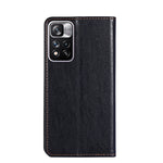Custodia per telefono in pelle magnetica tinta unita lucida olio, For Xiaomi Redmi Note 11 Pro 5G / Pro Plus 5G, For Xiaomi 12 Lite, For Xiaomi Mix 4, For Xiaomi Poco M4 5G
