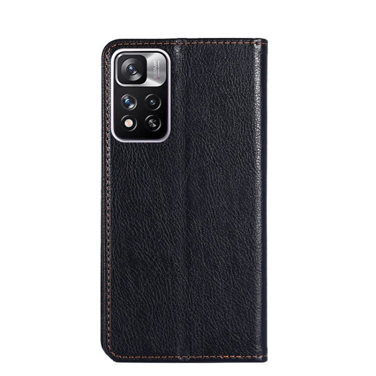 Custodia per telefono in pelle magnetica tinta unita lucida olio, For Xiaomi Redmi Note 11 Pro 5G / Pro Plus 5G, For Xiaomi 12 Lite, For Xiaomi Mix 4, For Xiaomi Poco M4 5G
