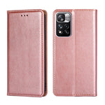 Custodia per telefono in pelle magnetica tinta unita lucida olio, For Xiaomi Redmi Note 11 Pro 5G / Pro Plus 5G, For Xiaomi 12 Lite, For Xiaomi Mix 4, For Xiaomi Poco M4 5G