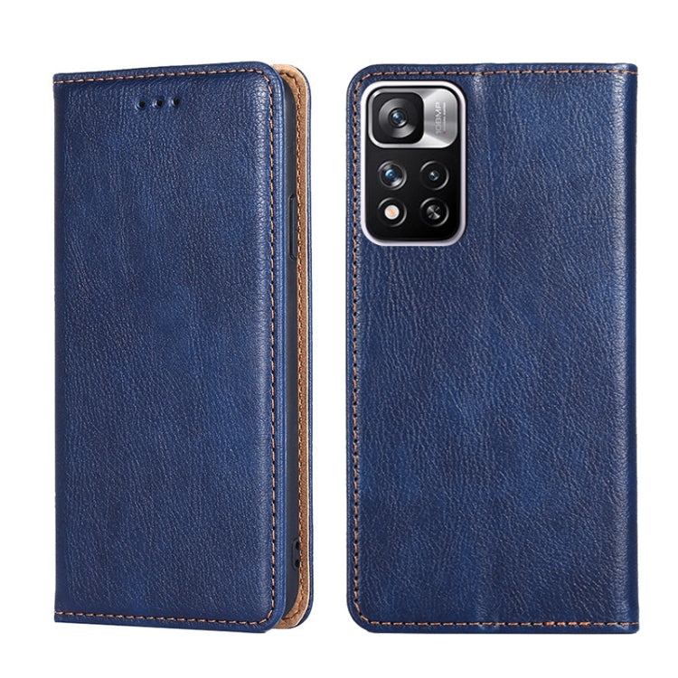 Custodia per telefono in pelle magnetica tinta unita lucida olio, For Xiaomi Redmi Note 11 Pro 5G / Pro Plus 5G, For Xiaomi 12 Lite, For Xiaomi Mix 4, For Xiaomi Poco M4 5G