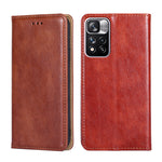 Custodia per telefono in pelle magnetica tinta unita lucida olio, For Xiaomi Redmi Note 11 Pro 5G / Pro Plus 5G, For Xiaomi 12 Lite, For Xiaomi Mix 4, For Xiaomi Poco M4 5G