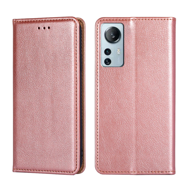 Custodia per telefono in pelle magnetica tinta unita lucida olio, For Xiaomi Redmi Note 11 Pro 5G / Pro Plus 5G, For Xiaomi 12 Lite, For Xiaomi Mix 4, For Xiaomi Poco M4 5G
