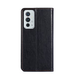 Custodia per telefono in pelle magnetica tinta unita lucida olio, For OnePlus 9RT 5G, For OnePlus Nord 2T, For OnePlus Nord CE 2 Lite 5G, For OnePlus Nord CE 5G