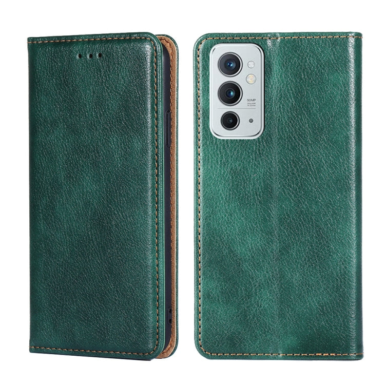 Custodia per telefono in pelle magnetica tinta unita lucida olio, For OnePlus 9RT 5G, For OnePlus Nord 2T, For OnePlus Nord CE 2 Lite 5G, For OnePlus Nord CE 5G