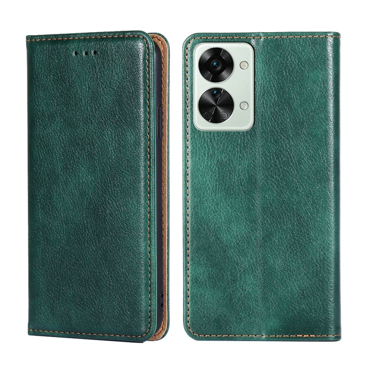 Custodia per telefono in pelle magnetica tinta unita lucida olio, For OnePlus 9RT 5G, For OnePlus Nord 2T, For OnePlus Nord CE 2 Lite 5G, For OnePlus Nord CE 5G