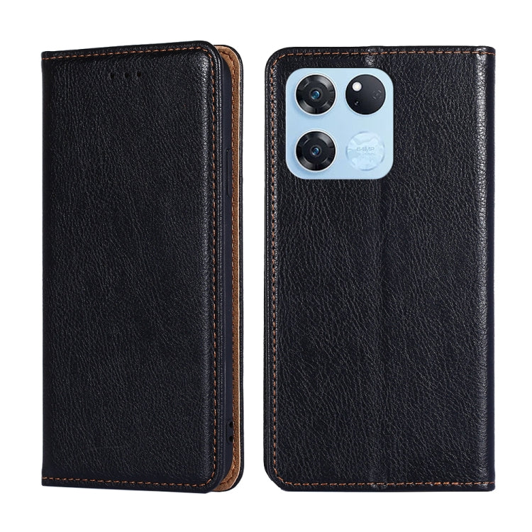 Custodia per telefono in pelle magnetica tinta unita lucida olio, For OnePlus Ace Racing, For OnePlus Ace / 10R