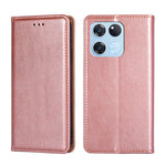 Custodia per telefono in pelle magnetica tinta unita lucida olio, For OnePlus Ace Racing, For OnePlus Ace / 10R
