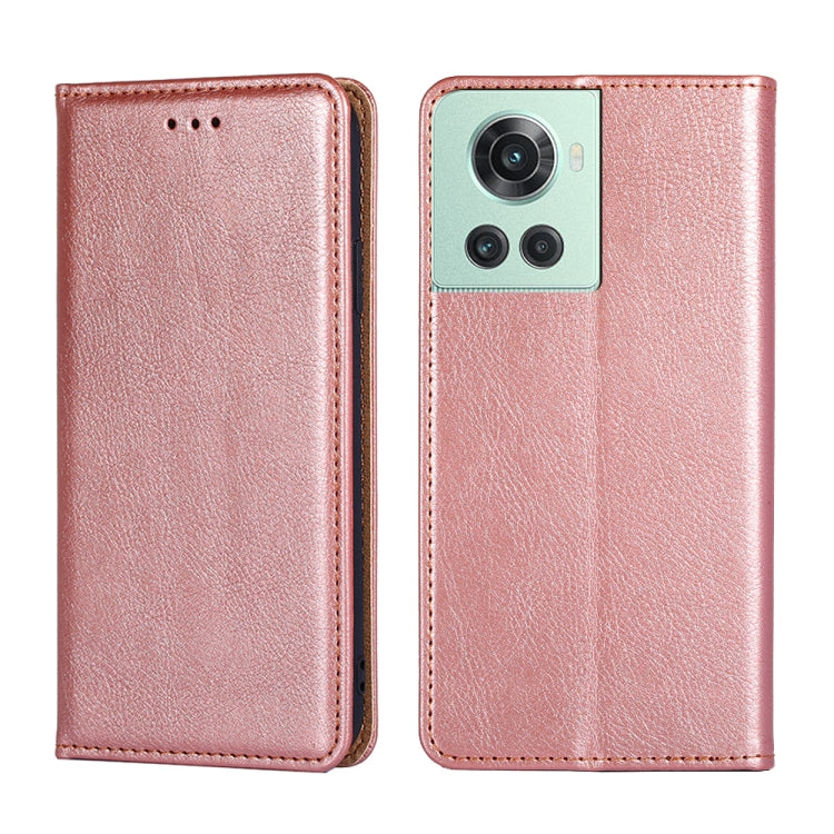 Custodia per telefono in pelle magnetica tinta unita lucida olio, For OnePlus Ace Racing, For OnePlus Ace / 10R