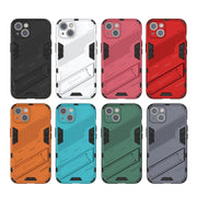 Punk Armor 2 in 1 PC + custodia per telefono in TPU, For iPhone 14, For iPhone 14 Plus, For iPhone 14 Pro