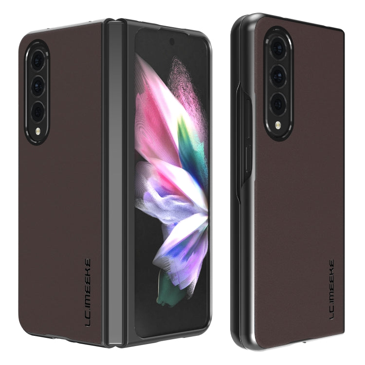 LC.IMEEKE Custodia protettiva completa in pelle liscia resistente agli urti, For Samsung Galaxy Z Flip4 5G, For Samsung Galaxy Z Fold4 5G