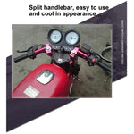 Accessori per la modifica della moto Set di manopole per manubrio CNC