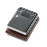 LC.IMEEKE Custodia per cellulare in pelle di vitello, For Samsung Galaxy Z Flip4 5G, For Samsung Galaxy Z Fold4 5G