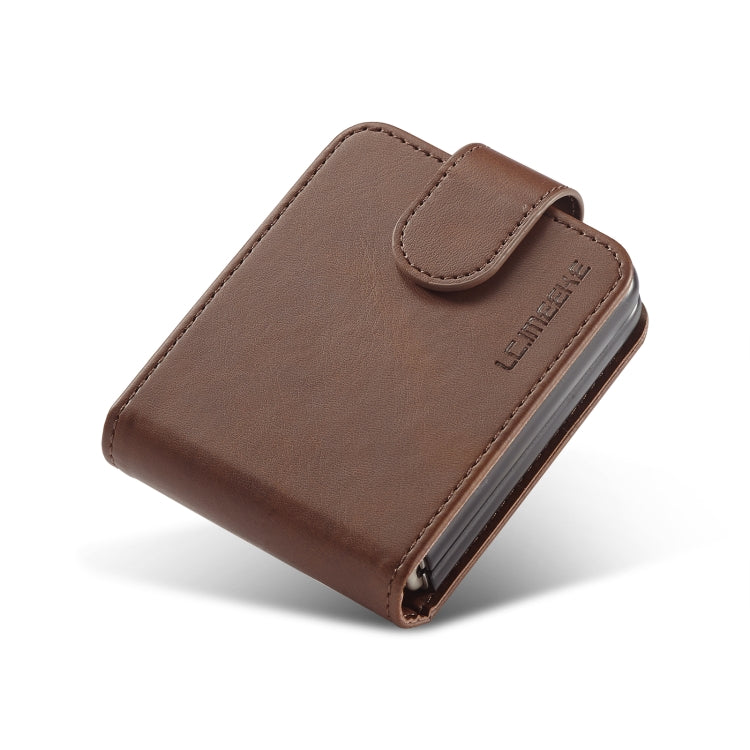 LC.IMEEKE Custodia per cellulare in pelle di vitello, For Samsung Galaxy Z Flip4 5G, For Samsung Galaxy Z Fold4 5G