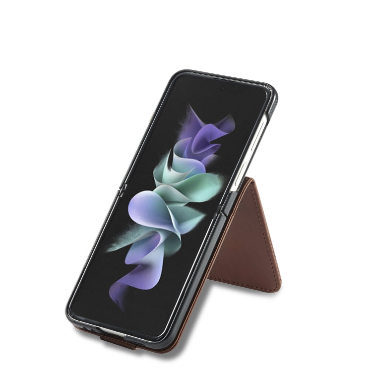LC.IMEEKE Custodia per cellulare in pelle di vitello, For Samsung Galaxy Z Flip4 5G, For Samsung Galaxy Z Fold4 5G