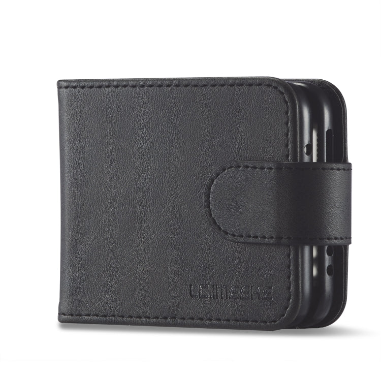 LC.IMEEKE Custodia per cellulare in pelle di vitello, For Samsung Galaxy Z Flip4 5G, For Samsung Galaxy Z Fold4 5G