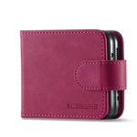 LC.IMEEKE Custodia per cellulare in pelle di vitello, For Samsung Galaxy Z Flip4 5G, For Samsung Galaxy Z Fold4 5G