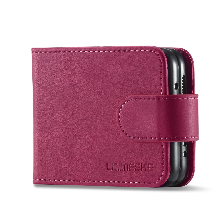 LC.IMEEKE Custodia per cellulare in pelle di vitello, For Samsung Galaxy Z Flip4 5G, For Samsung Galaxy Z Fold4 5G
