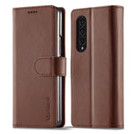 LC.IMEEKE Custodia per cellulare in pelle di vitello, For Samsung Galaxy Z Flip4 5G, For Samsung Galaxy Z Fold4 5G