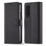 LC.IMEEKE Custodia per cellulare in pelle di vitello, For Samsung Galaxy Z Flip4 5G, For Samsung Galaxy Z Fold4 5G