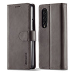 LC.IMEEKE Custodia per cellulare in pelle di vitello, For Samsung Galaxy Z Flip4 5G, For Samsung Galaxy Z Fold4 5G