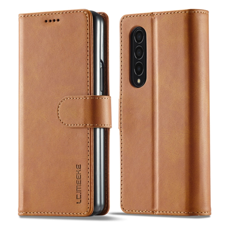 LC.IMEEKE Custodia per cellulare in pelle di vitello, For Samsung Galaxy Z Flip4 5G, For Samsung Galaxy Z Fold4 5G