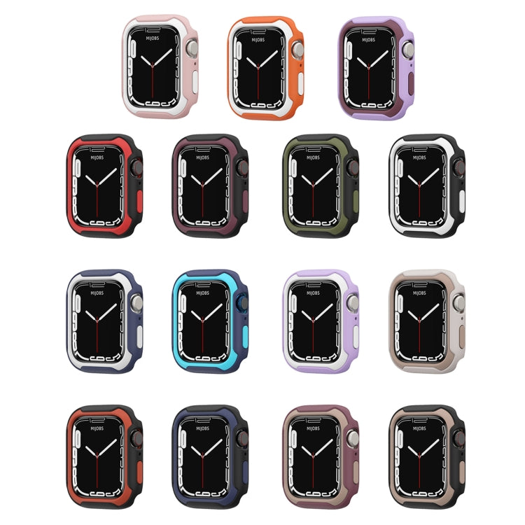 Custodia per orologio bicolore staccabile per Apple Watch Series, 7 41mm / 6&SE&5&4 40mm